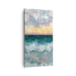 Bild auf Leinwand - Leinwandbild - Wasser, Licht, Luft - 65x120 cm