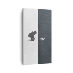 Bild auf Leinwand - Leinwandbild - Tolle Expedition - 45x80 cm