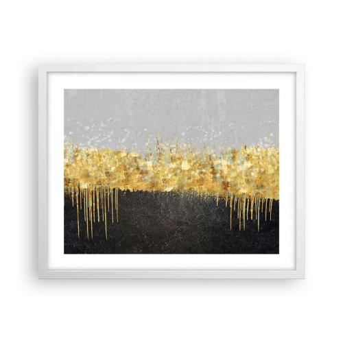 Poster in einem weißen Rahmen - Nach innen und nach oben - 50x40 cm