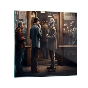 Glasbild - Bild auf glas - Gute Zeit des Tages - 70x70 cm