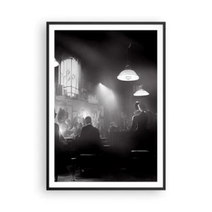 Poster in einem schwarzem Rahmen - In Jazz-Atmosphäre - 70x100 cm