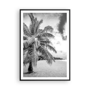 Poster in einem schwarzem Rahmen - Wenn du dich nach Einsamkeit sehnst ... - 70x100 cm