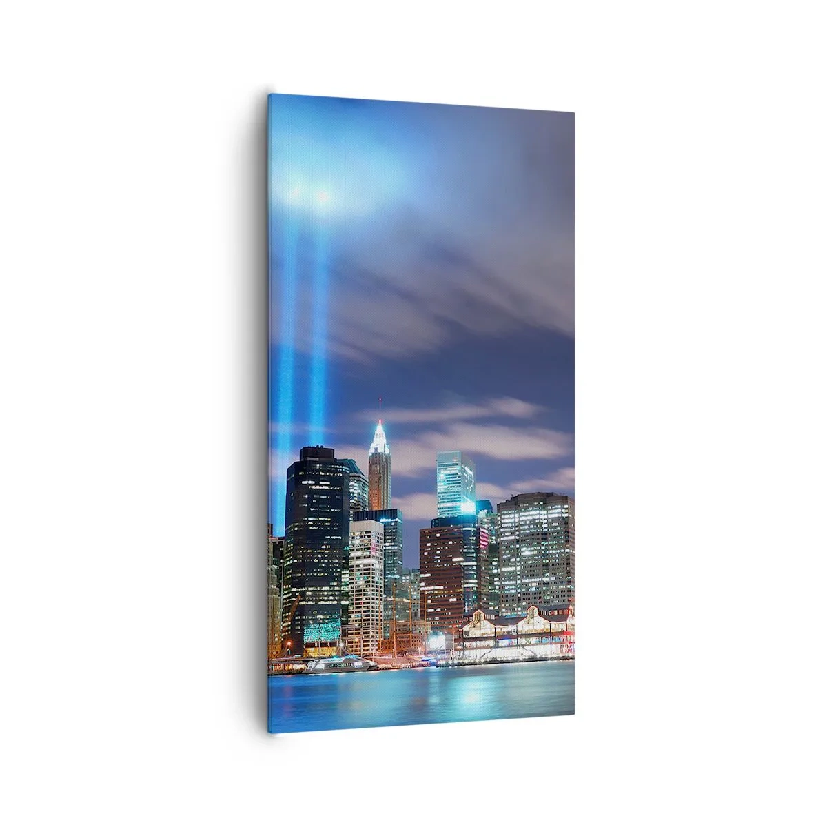 Bild auf Leinwand - Leinwandbild - Erreiche den Himmel mit dem Licht - 65x120 cm