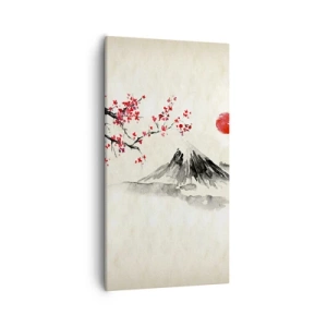 Bild auf Leinwand - Leinwandbild - Liebe Japan - 55x100 cm