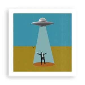 Poster - Nahe Begegnung - 50x50 cm