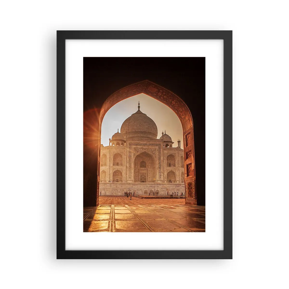 Poster in einem schwarzem Rahmen - Denkmal der überirdischen Liebe - 30x40 cm