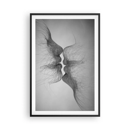 Poster in einem schwarzem Rahmen - Kuss des Windes - 61x91 cm