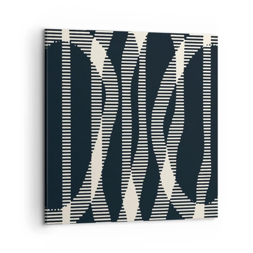 Bild auf Leinwand - Leinwandbild - Ein Versuch, die Dunkelheit zu durchbrechen - 50x50 cm