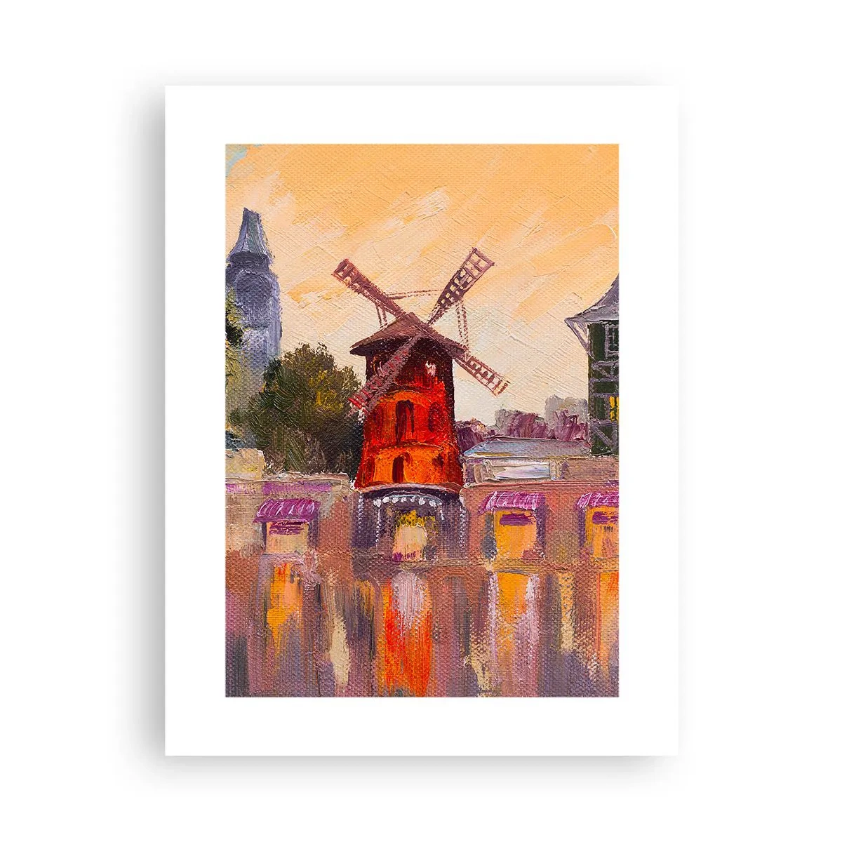 Poster - Pariser Ikonen – Moulin Rouge - 30x40 cm