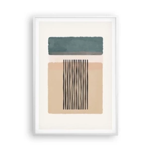 Poster in einem weißen Rahmen - Alles ist in Ordnung - 70x100 cm