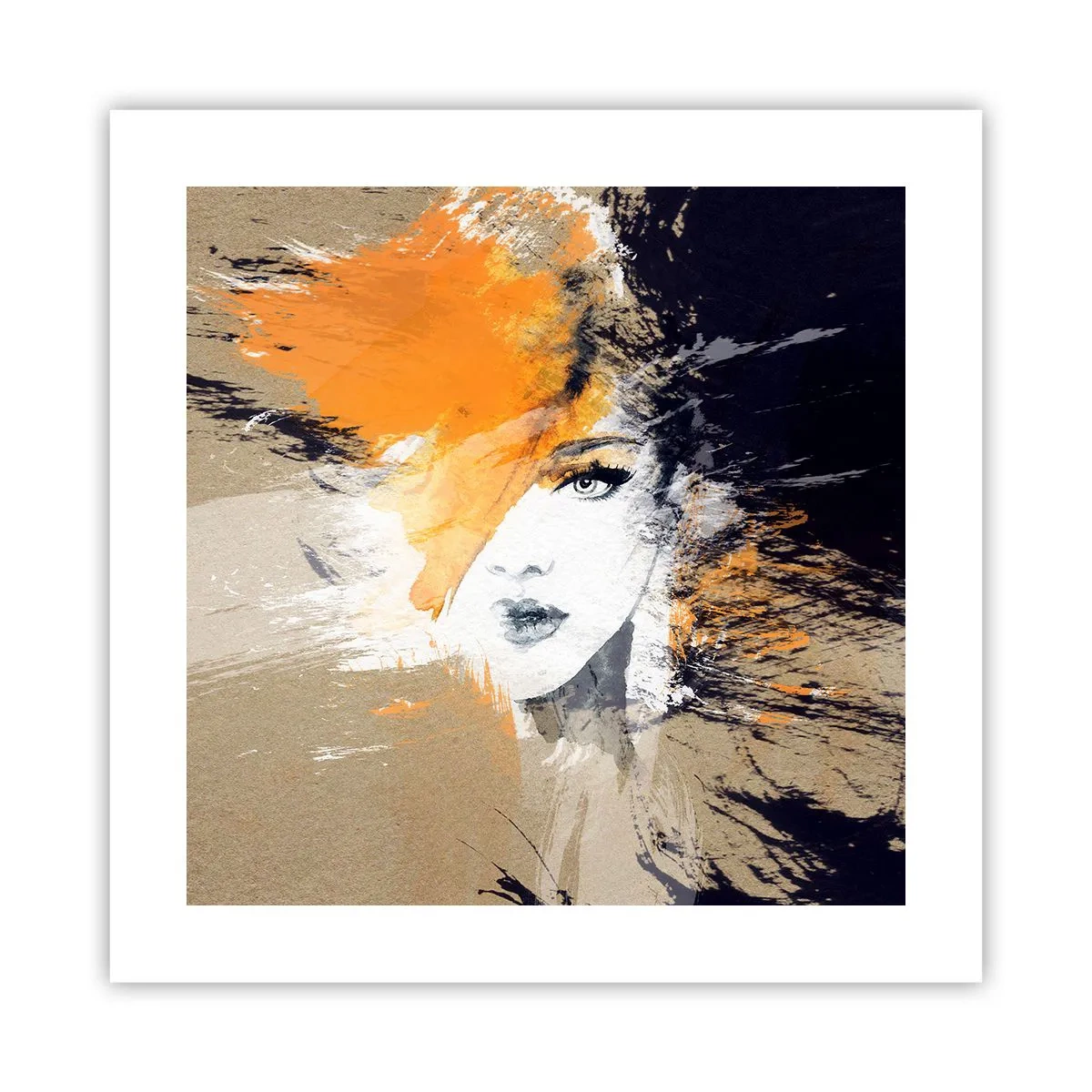 Poster - Und es ist Licht - 40x40 cm