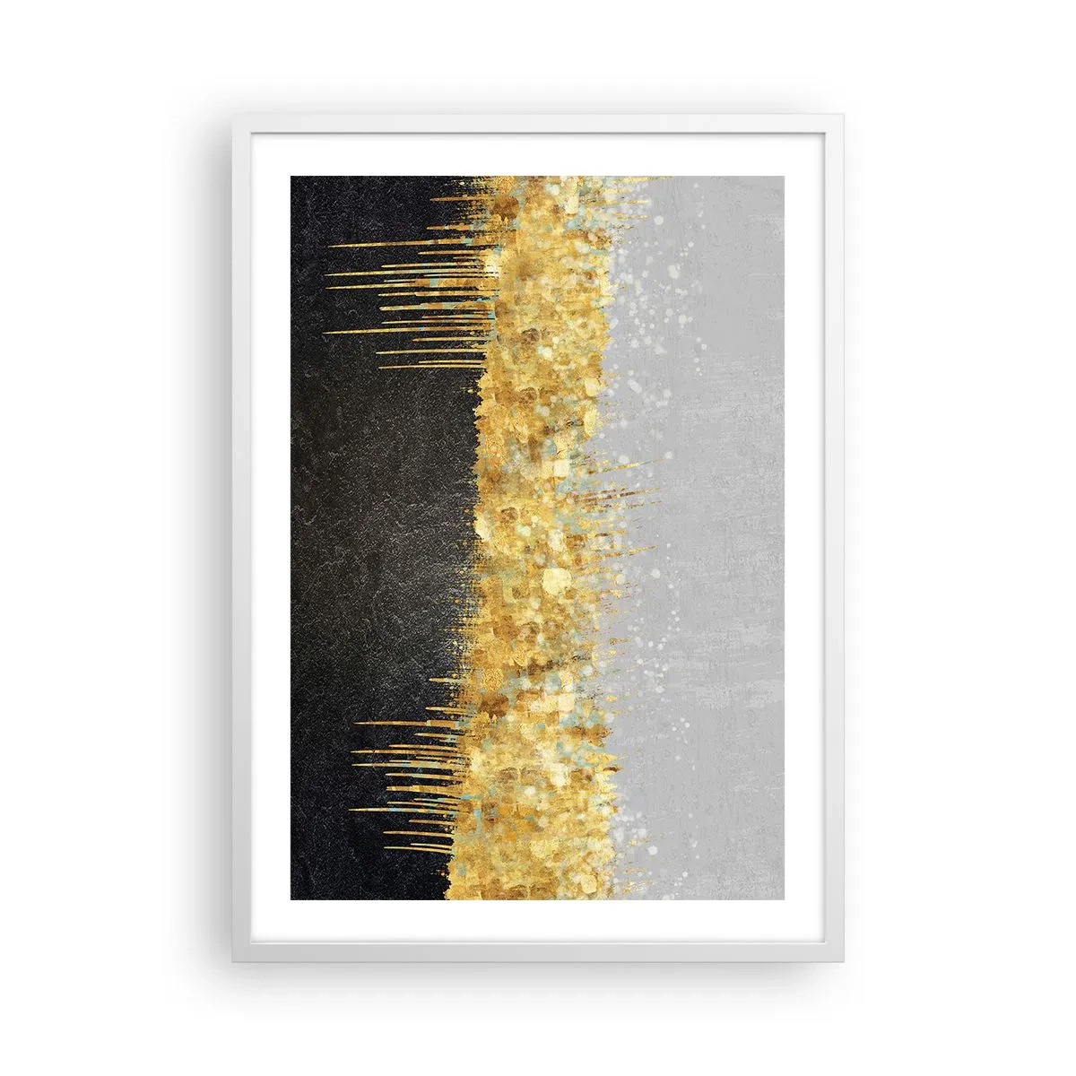 Poster in einem weißen Rahmen - Nach innen und nach oben - 50x70 cm