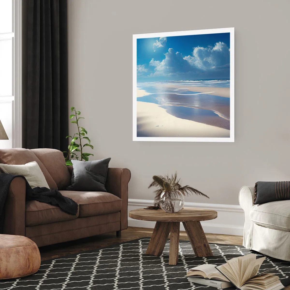 Poster - Paradiesischer Urlaub - 50x50 cm