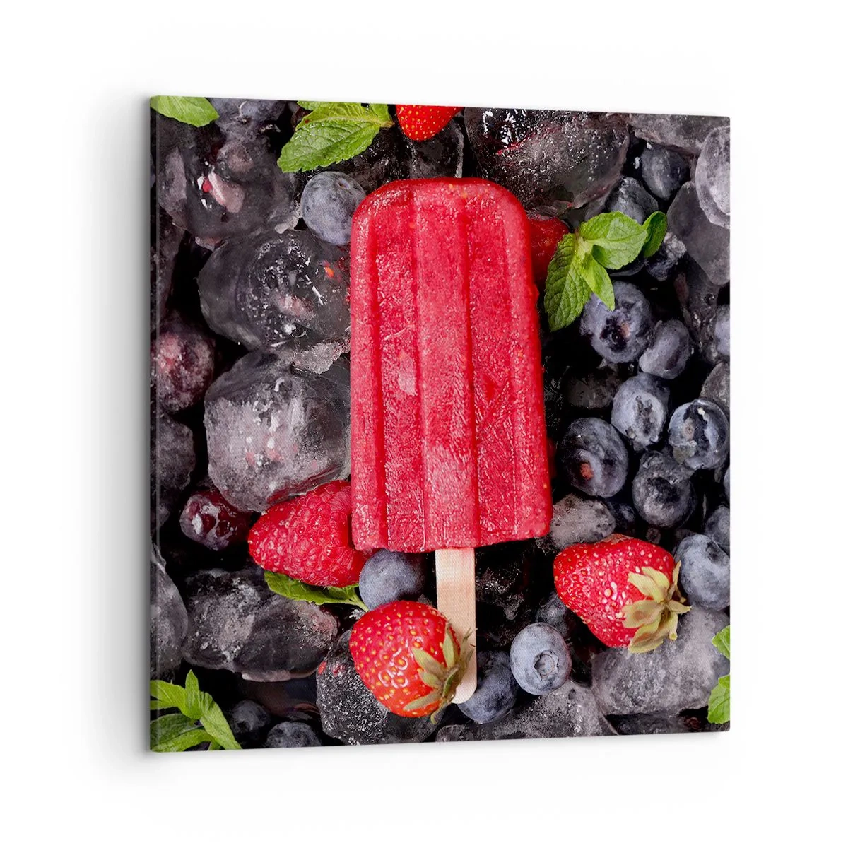 Bild auf Leinwand - Leinwandbild - So schmeckt der heiße Sommer - 50x50 cm