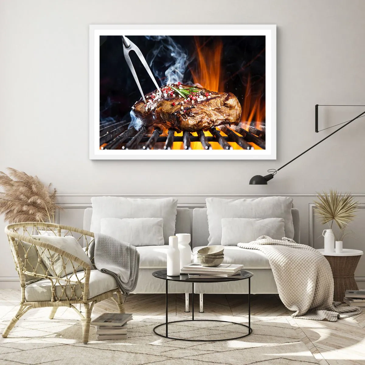 Poster in einem weißen Rahmen - Saftig und duftend - 70x50 cm