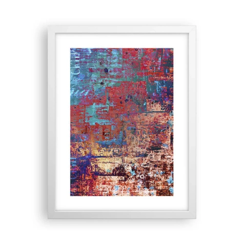 Poster in einem weißen Rahmen - Erinnerung und Vergessen - 30x40 cm