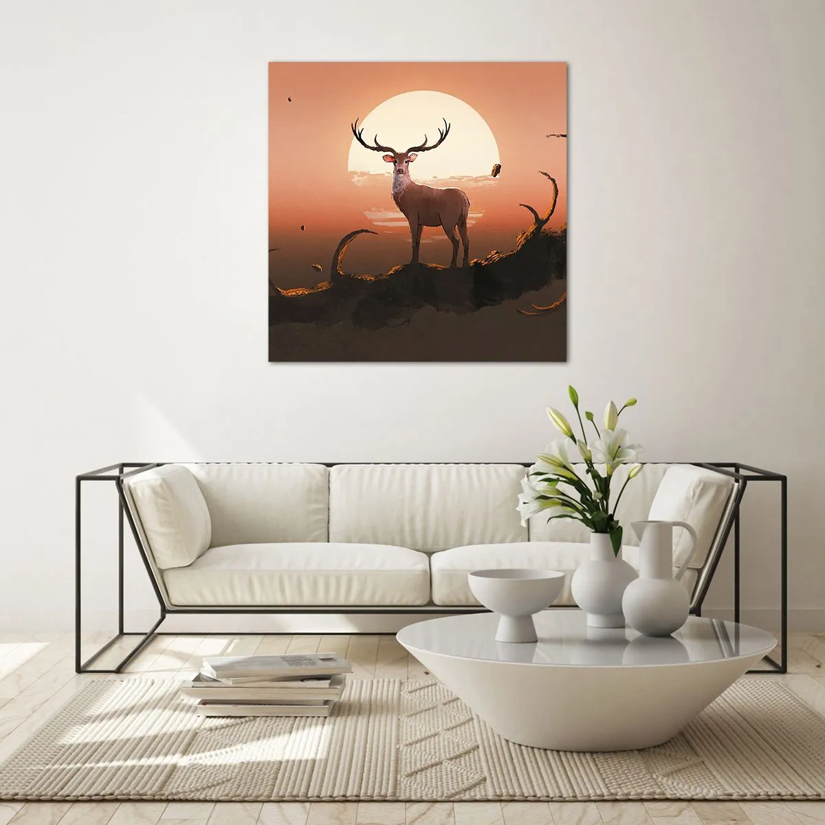Glasbild - Bild auf glas - Diese Nacht ist anders als jede andere - 50x50 cm