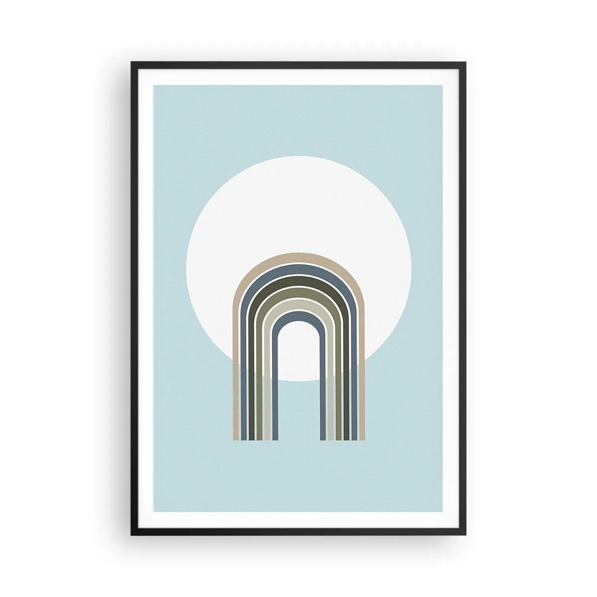 Poster in einem schwarzem Rahmen - Unwiderstehliche Anziehungskraft - 70x100 cm