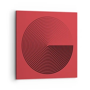 Bild auf Leinwand - Leinwandbild - Kreisbewegung - 70x70 cm