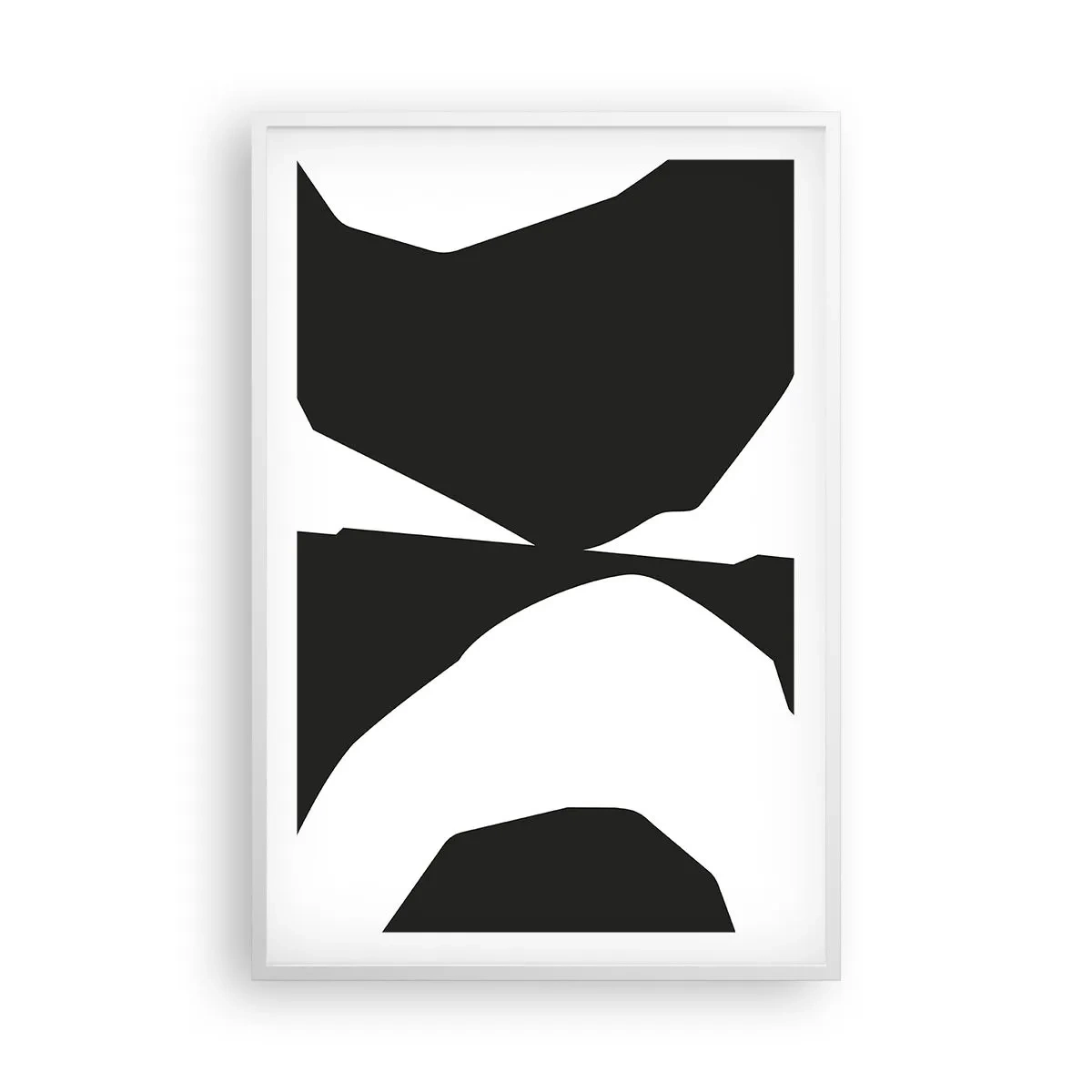 Poster in einem weißen Rahmen - Positiv negativ - 61x91 cm