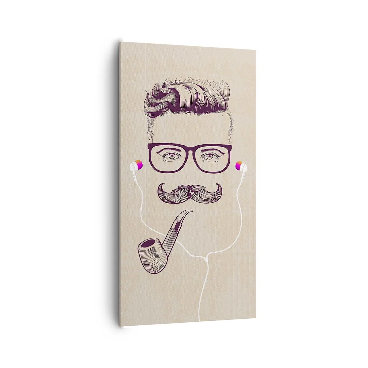 Bild auf Leinwand - Leinwandbild - Ein echter Mann? - 65x120 cm