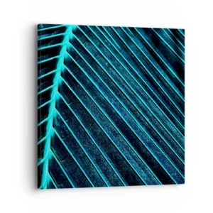 Bild auf Leinwand - Leinwandbild - Grüne Textur - 30x30 cm