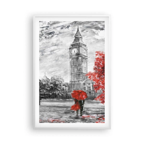 Poster in einem weißen Rahmen - Ein aufregender Tag - 61x91 cm