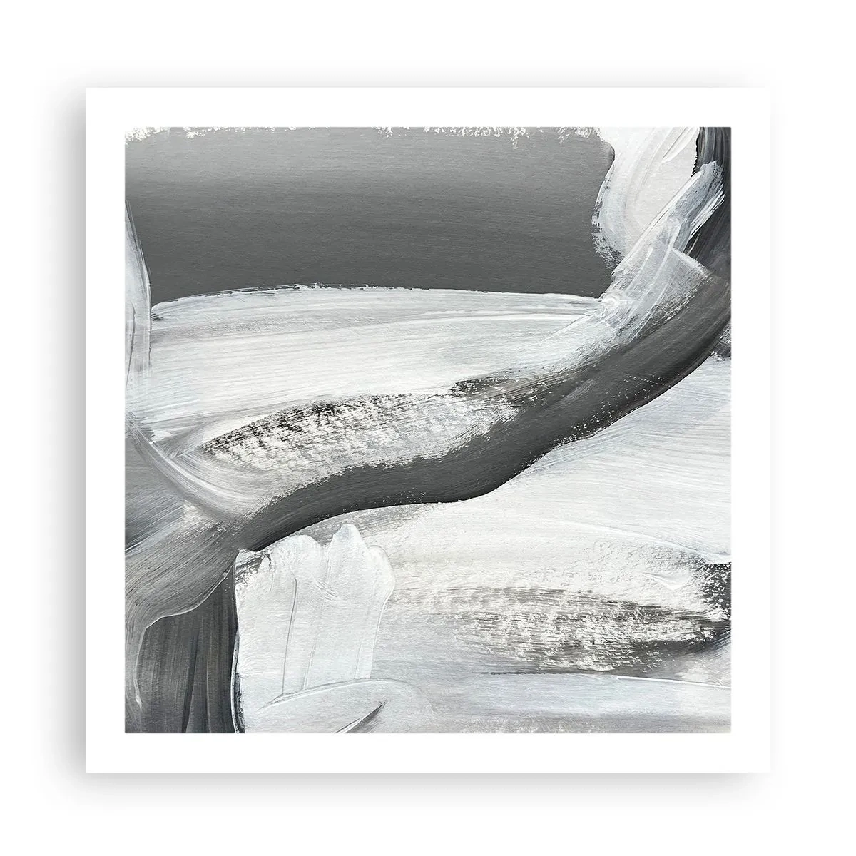 Poster - Entscheidender Schritt - 60x60 cm