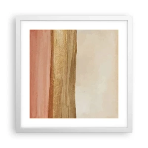 Poster in einem weißen Rahmen - Vertikale Komposition - 40x40 cm
