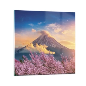 Glasbild - Bild auf glas - Japanische Heiligkeit - 30x30 cm
