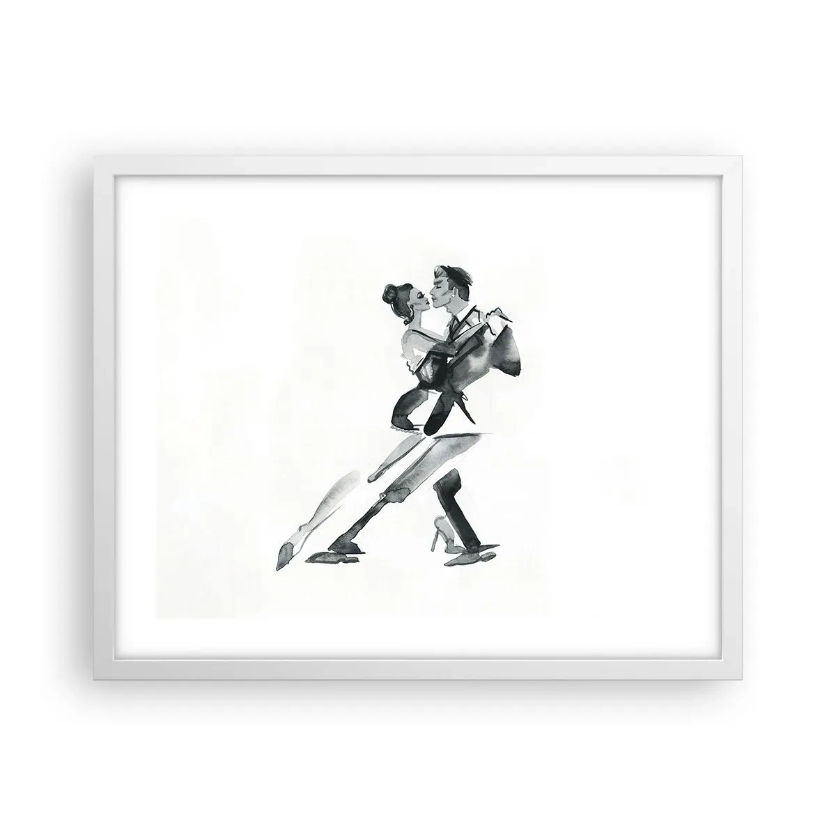 Poster in einem weißen Rahmen - In einem Schlag - 50x40 cm