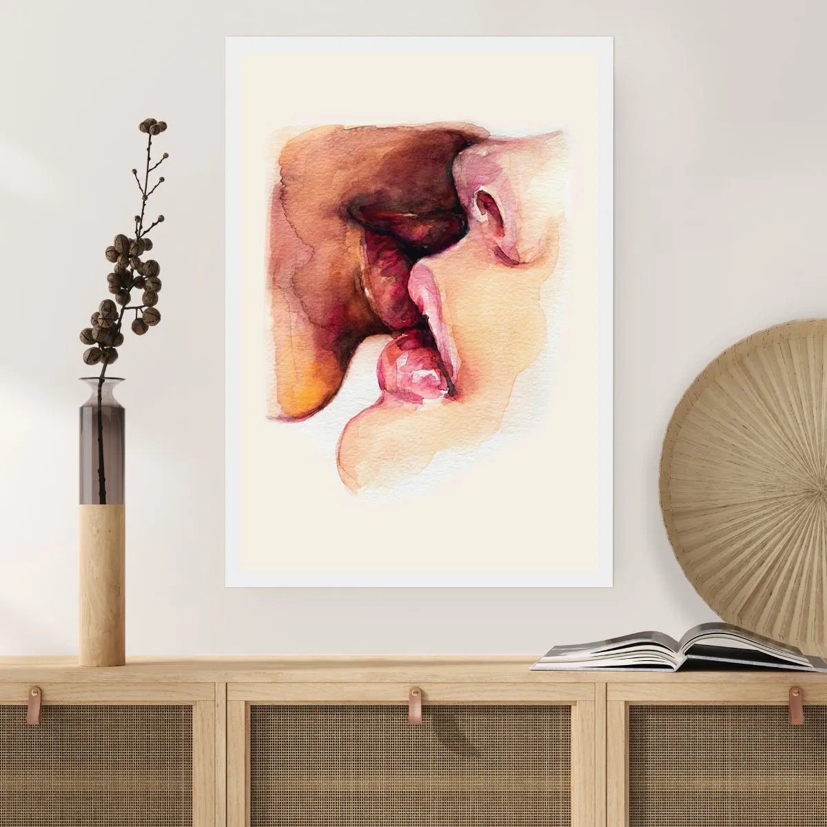 Poster - Wie Tag und Nacht, Erde und Himmel - 61x91 cm