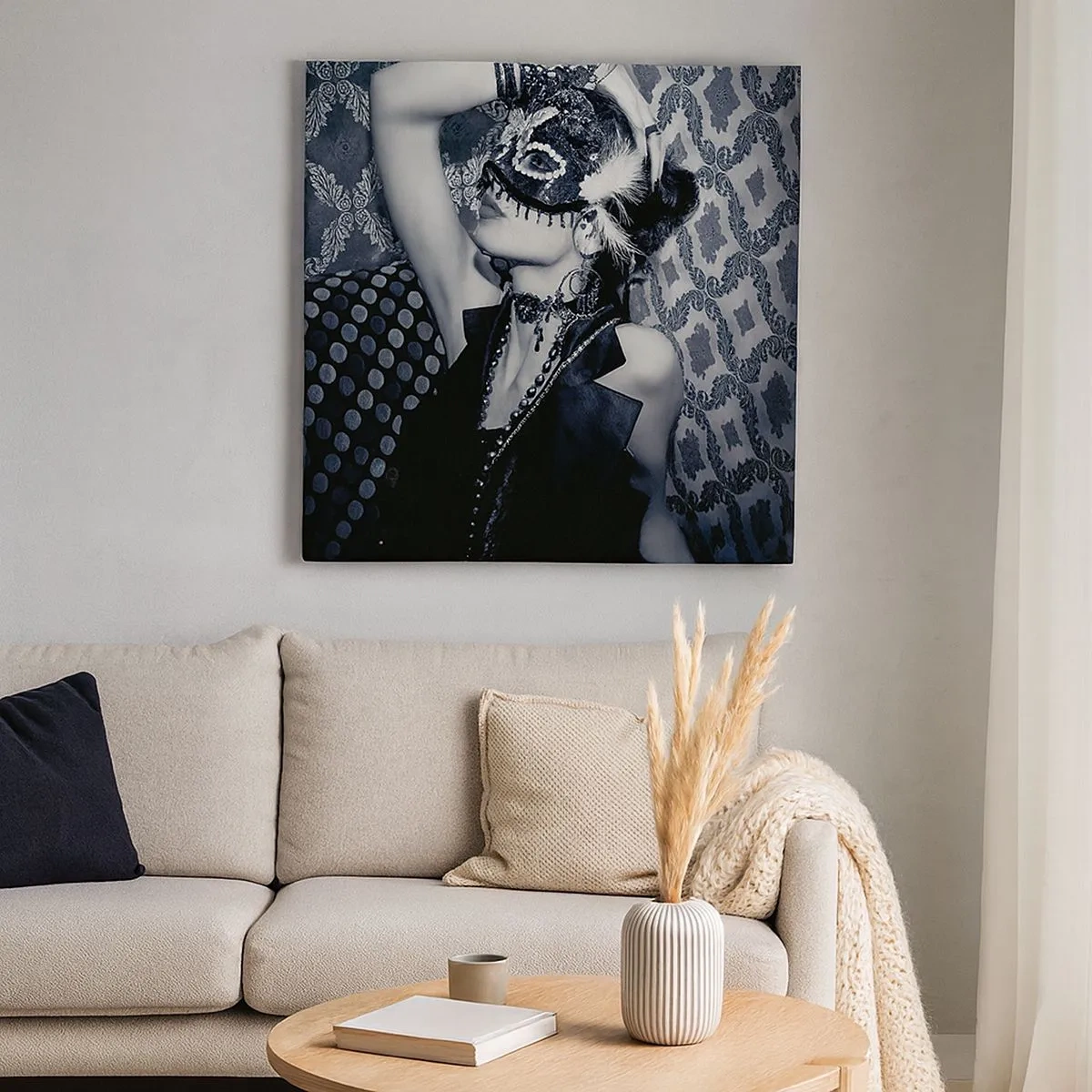 Bild auf Leinwand - Leinwandbild - Dekorationen, Ornamente, Muster ... - 30x30 cm