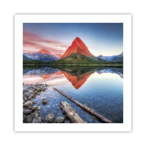 Poster - Hitze und Kälte - 50x50 cm