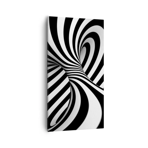 Bild auf Leinwand - Leinwandbild - Komposition: Tanzraum - 55x100 cm