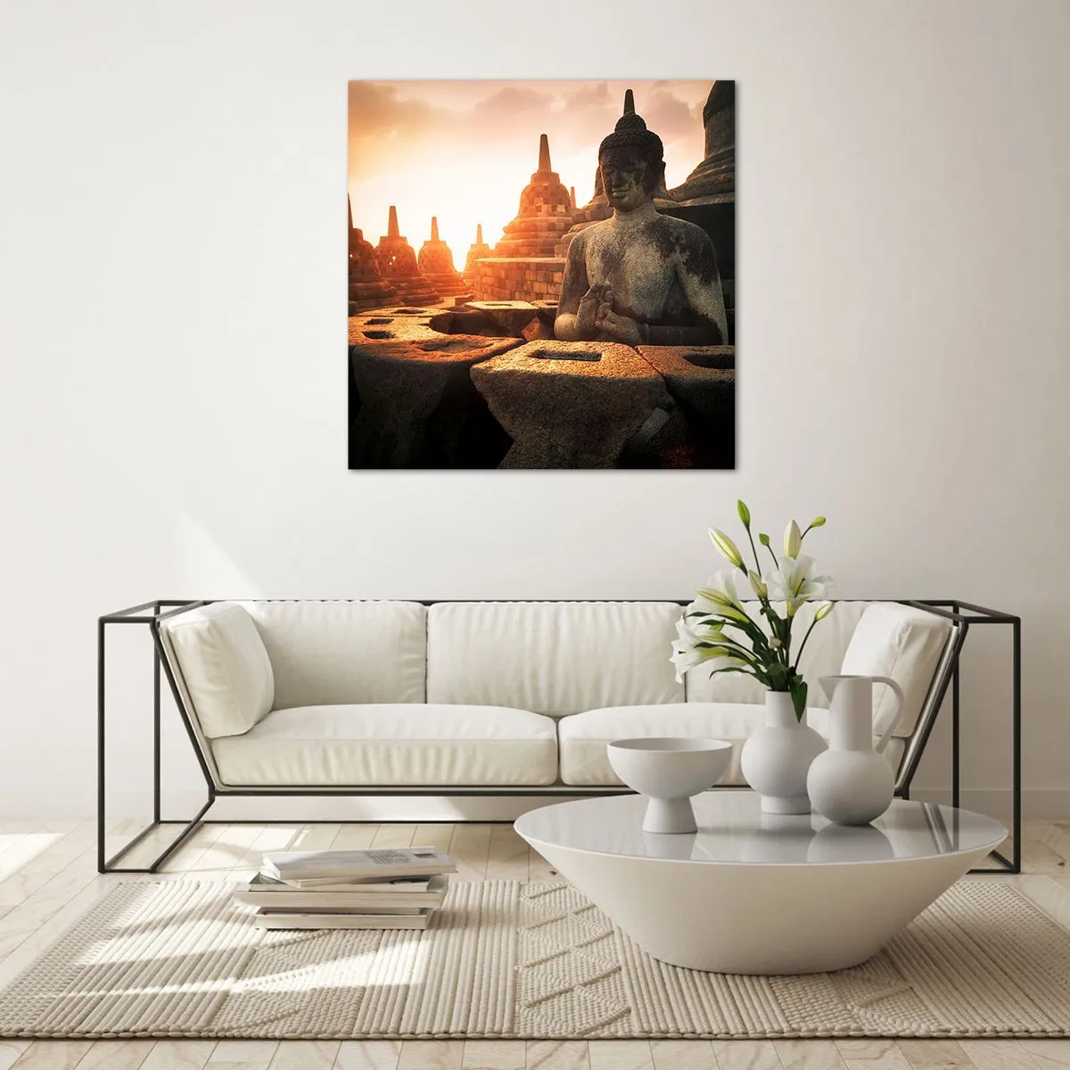 Glasbild - Bild auf glas - Wetter der großen Weisheit - 70x70 cm