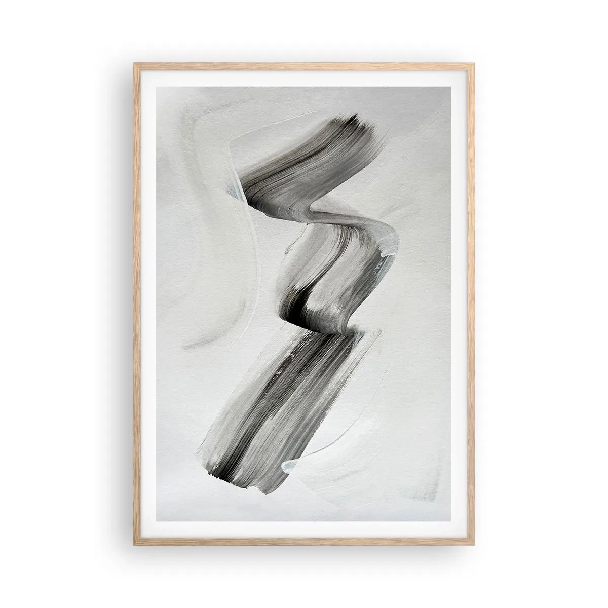 Poster in einem Rahmen aus heller Eiche - Lässig zum Spaß - 70x100 cm