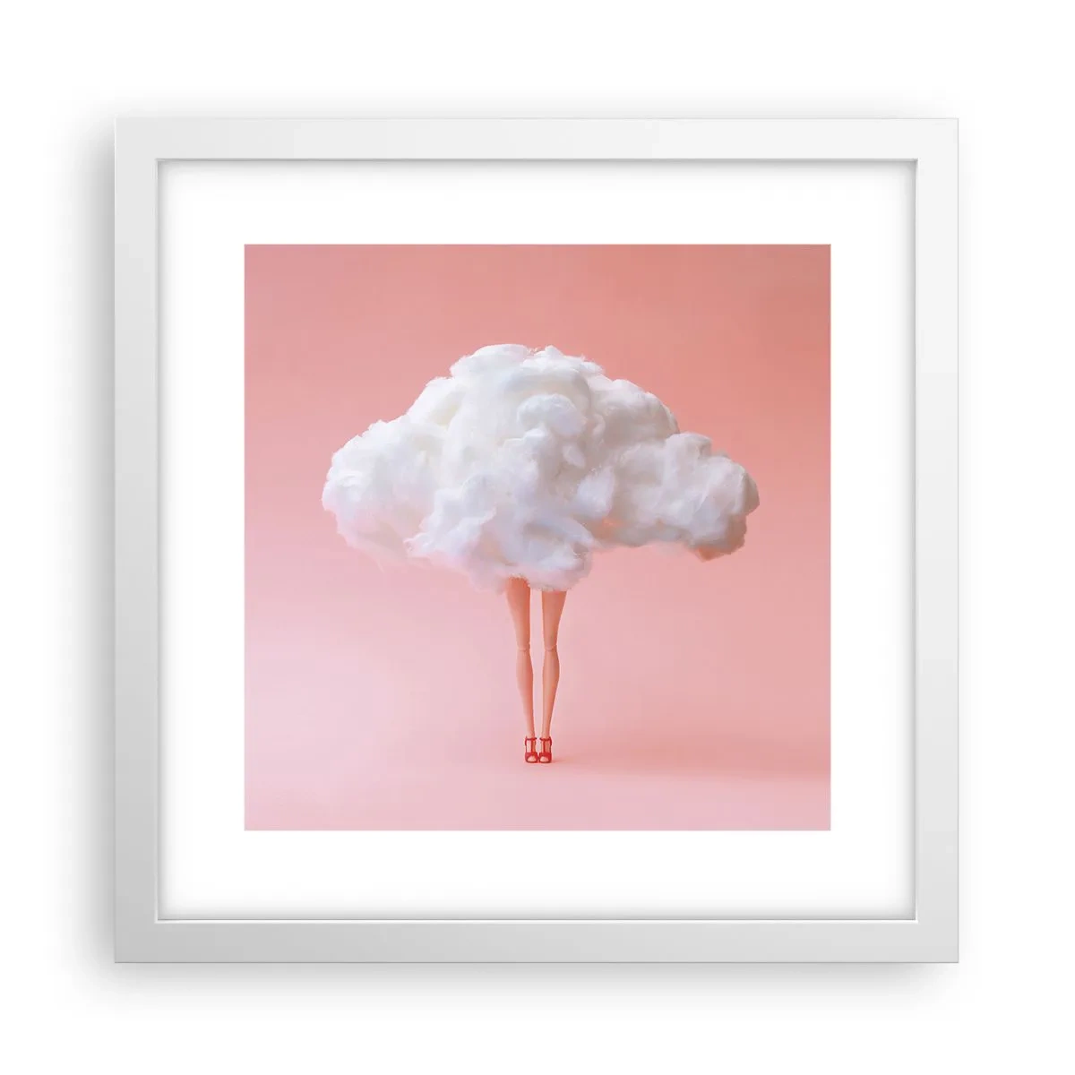 Poster in einem weißen Rahmen - Süßes Versprechen - 30x30 cm