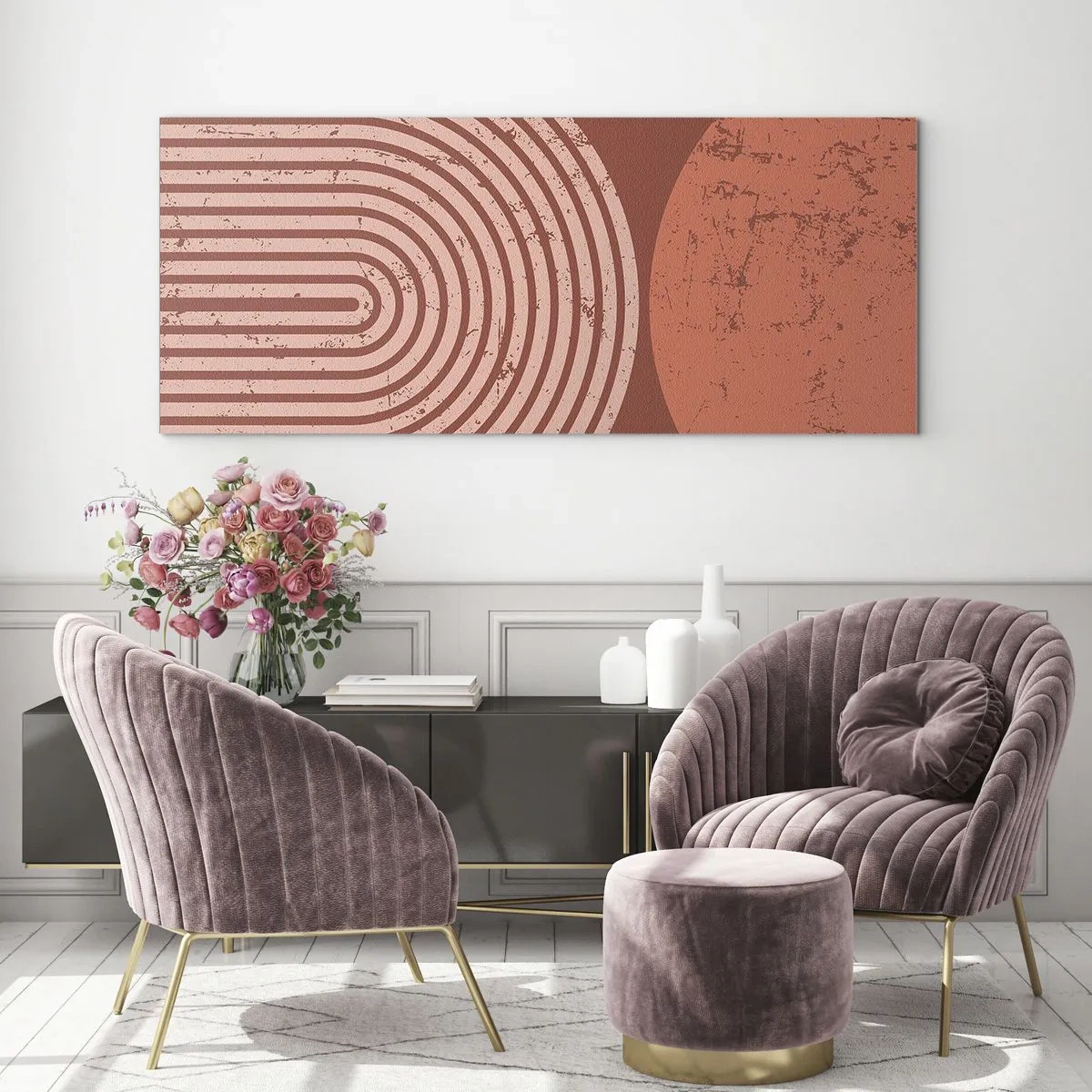 Glasbild - Bild auf glas - Enge Beziehung - 90x30 cm