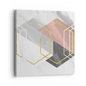 Bild auf Leinwand - Leinwandbild - Kettenkomposition - 30x30 cm