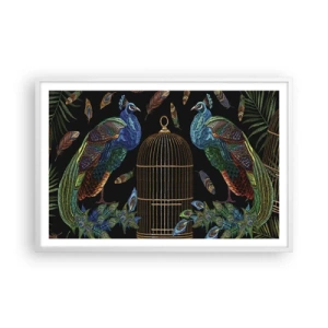 Poster in einem weißen Rahmen - In königlichen Gewändern - 91x61 cm