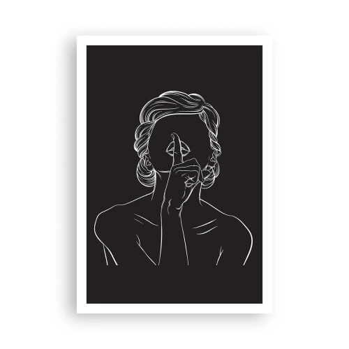 Poster - Schönheit erblüht in der Stille - 70x100 cm