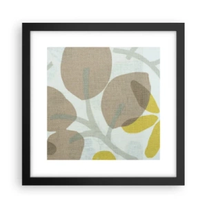 Poster in einem schwarzem Rahmen - Komposition in voller Sonne - 30x30 cm
