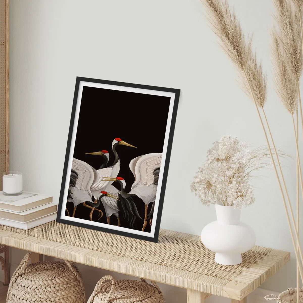 Poster in einem schwarzem Rahmen - Vogelsachen - 61x91 cm