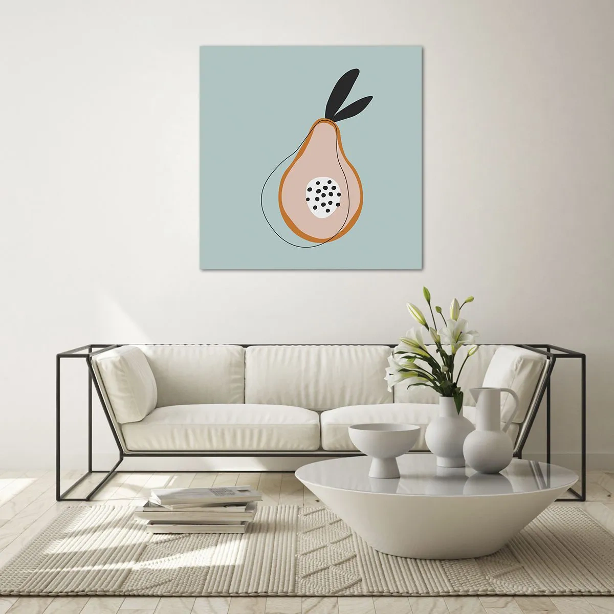 Glasbild - Bild auf glas - Durchdringe die Natur der Dinge - 40x40 cm