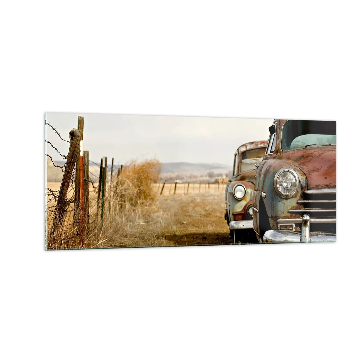 Glasbild - Bild auf glas - Eine wohlverdiente Ruhe - 100x40 cm