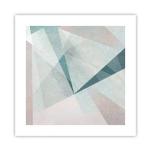 Poster - Einfach aber dynamisch - 40x40 cm