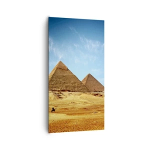 Bild auf Leinwand - Leinwandbild - 40 Jahrhunderte schauen dich an - 65x120 cm