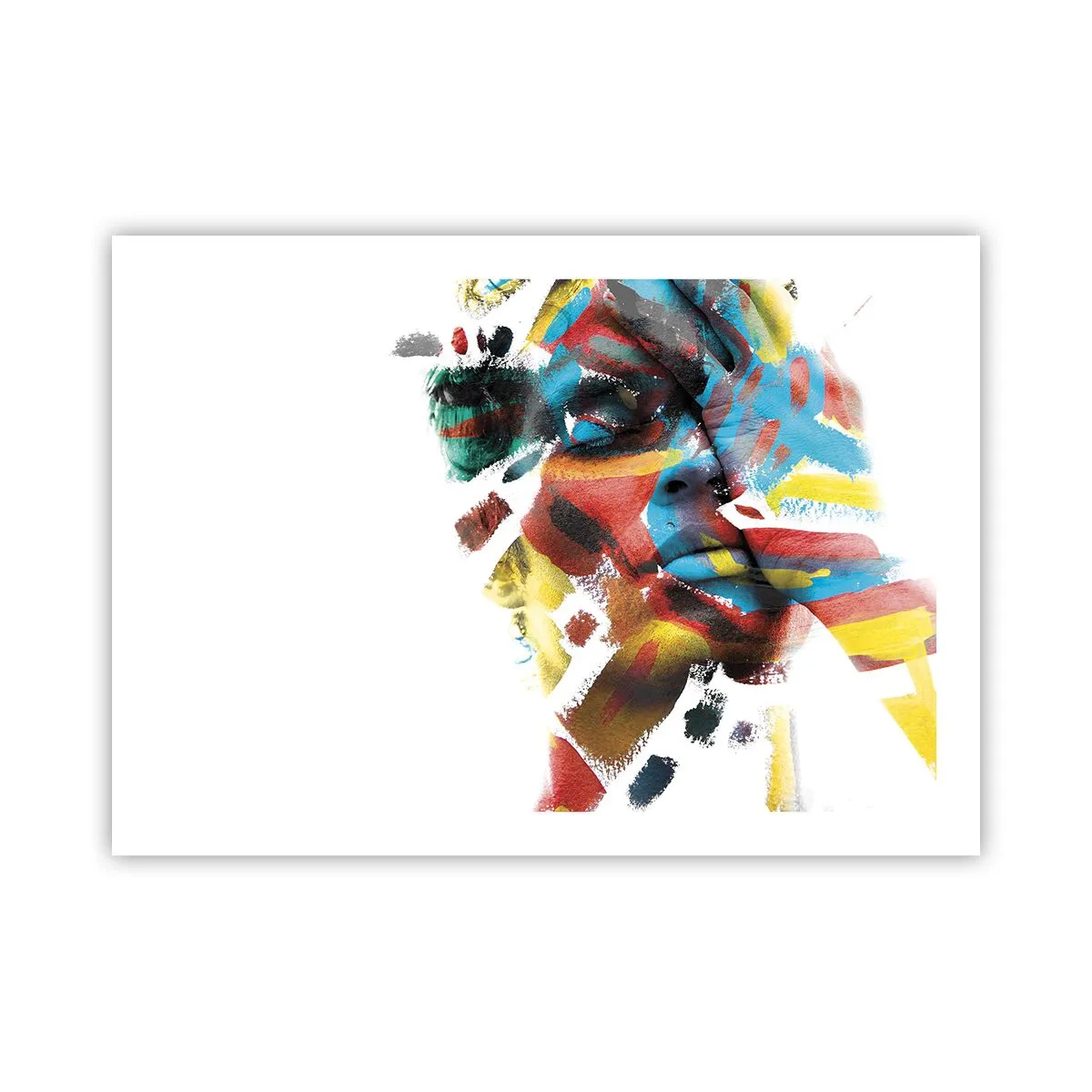 Poster - Eine bunte Persönlichkeit - 70x50 cm