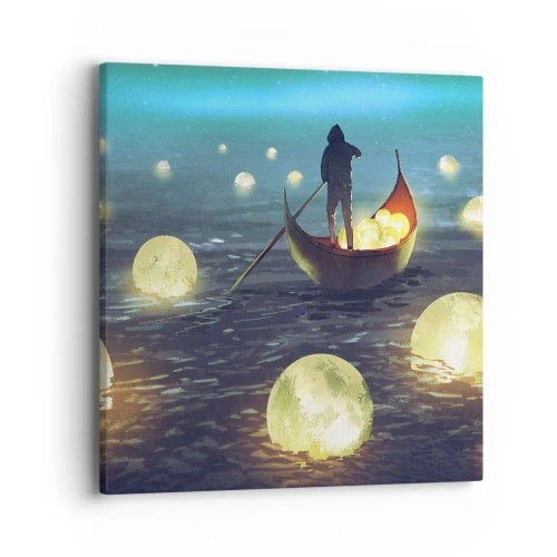 Bild auf Leinwand - Leinwandbild - Dinge, von denen Philosophen nie geträumt haben - 40x40 cm